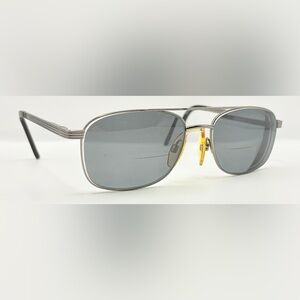 Genesis G4002 Gunmetal Pilot Metal Sunglasses Frames Only